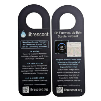 Librescoot Werbehänger (Version 2)